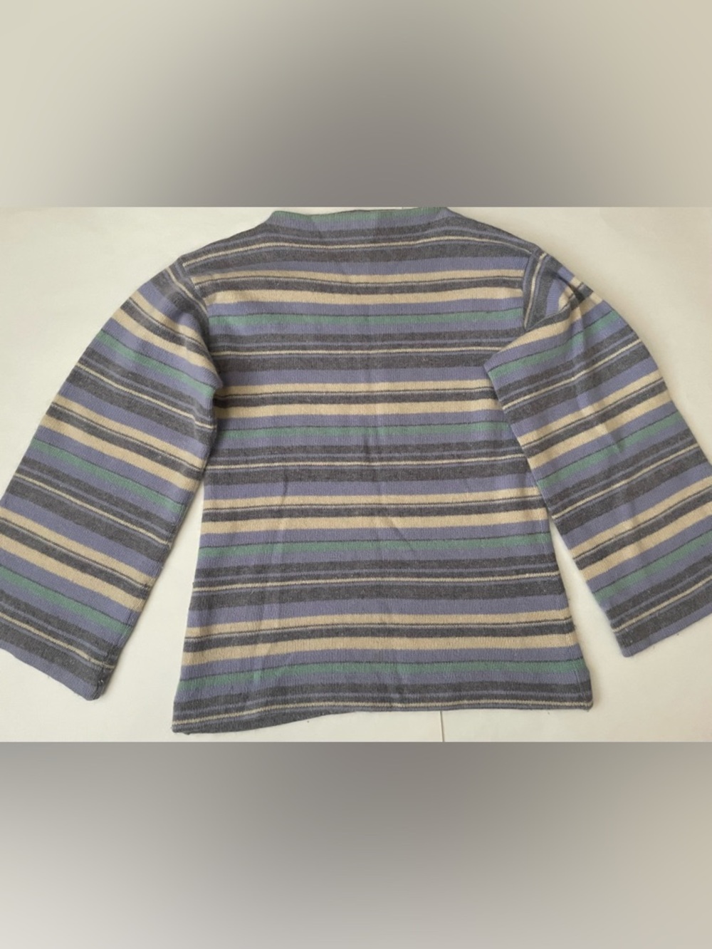 Rosanna Lavender, Cream & Mint Striped Knit Sweater